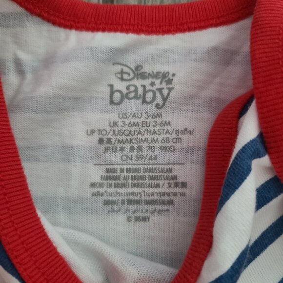 🏷 3/$15 or 5/$20 Disney baby Minnie Mouse Paris baby girl dress sz 3-6M - Picture 6 of 6